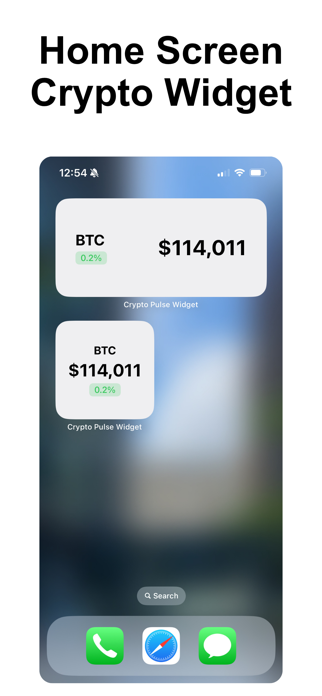 Bitcoin Price - Widget Screenshot 1 of 3