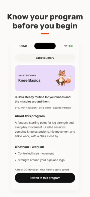Second Wind: Knee Exercises screenshot 2