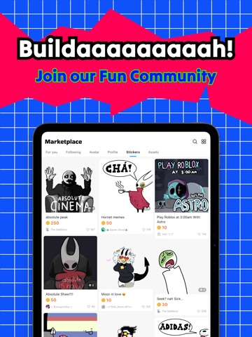 Builda: Create & Play Games iPad screenshot