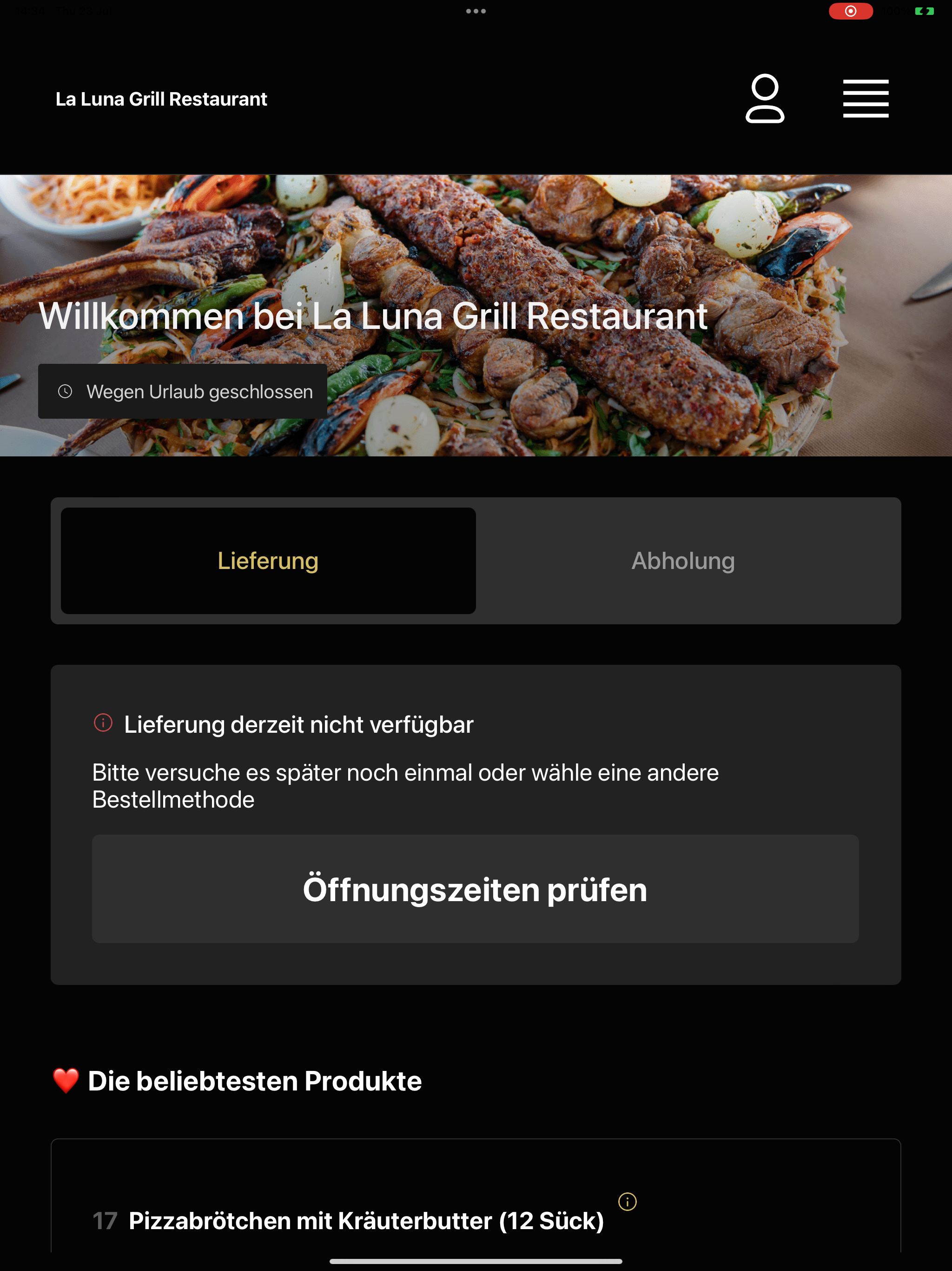 La Luna Grill Restaurant screenshot 14