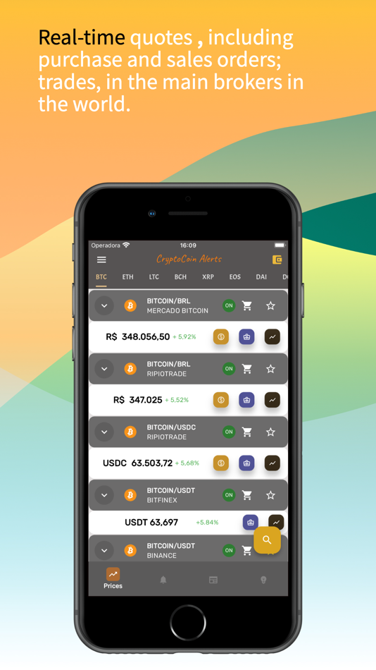 #1. CryptoCoin Alerts (iOS) 由: Luiz Felipe Araujo de Castro