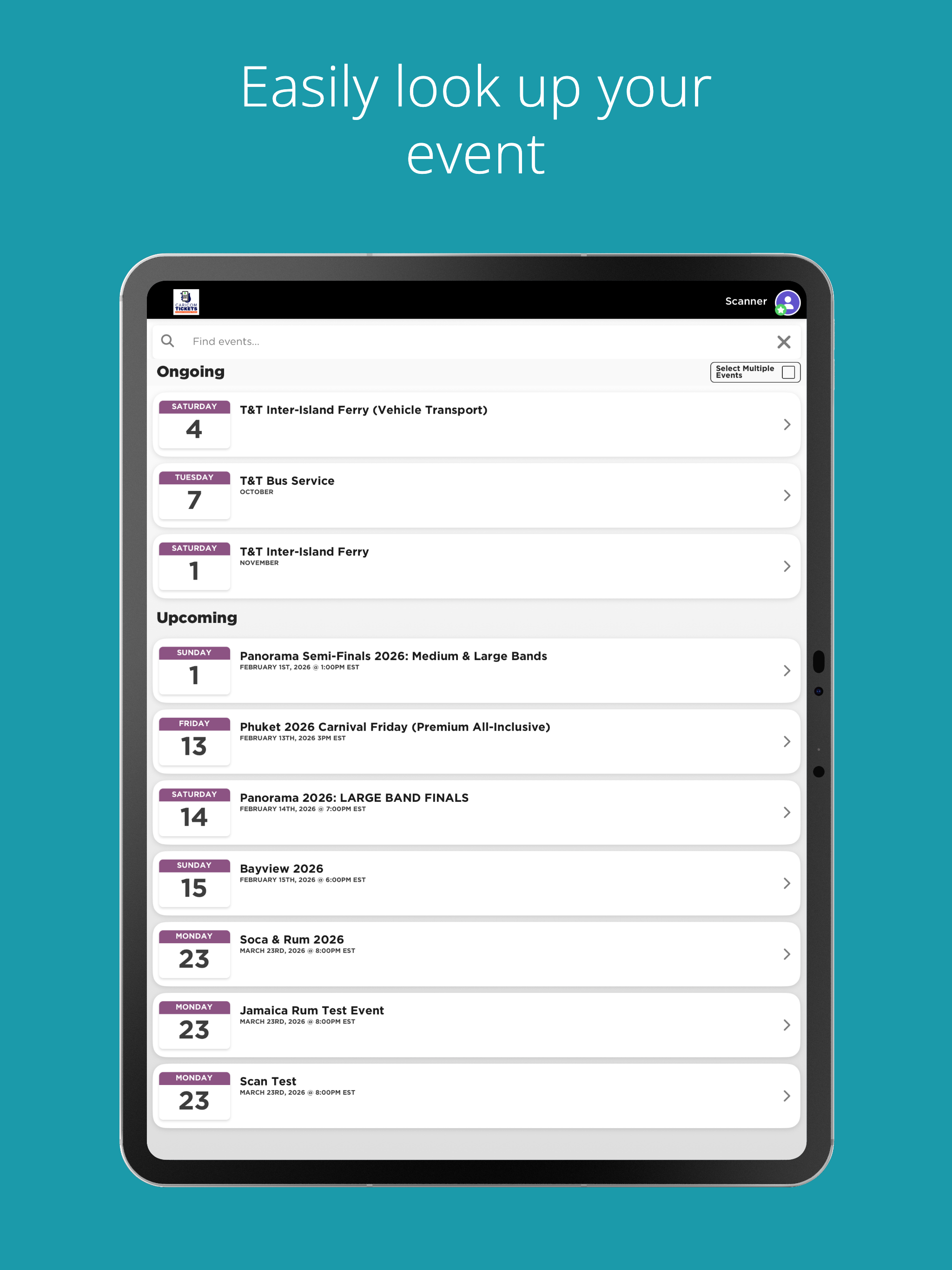 Caricom Tickets Scanner App screenshot 9