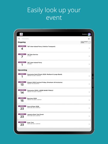 Caricom Tickets Scanner App