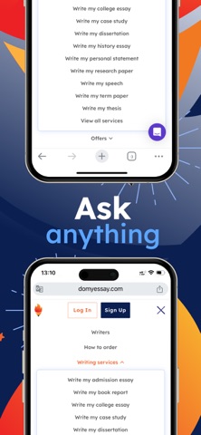 DoMyEssay: Assignments help screenshot