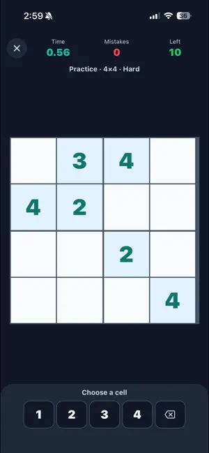 Mini Sudoku - Brain Game screenshot 2