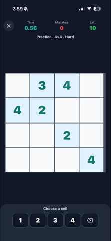 Mini Sudoku - Brain Game Screenshot 2 of 3