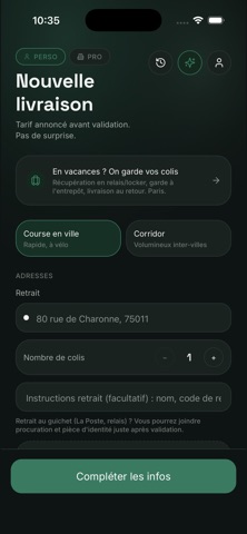 Galifar : Coursier & Livraison screenshot