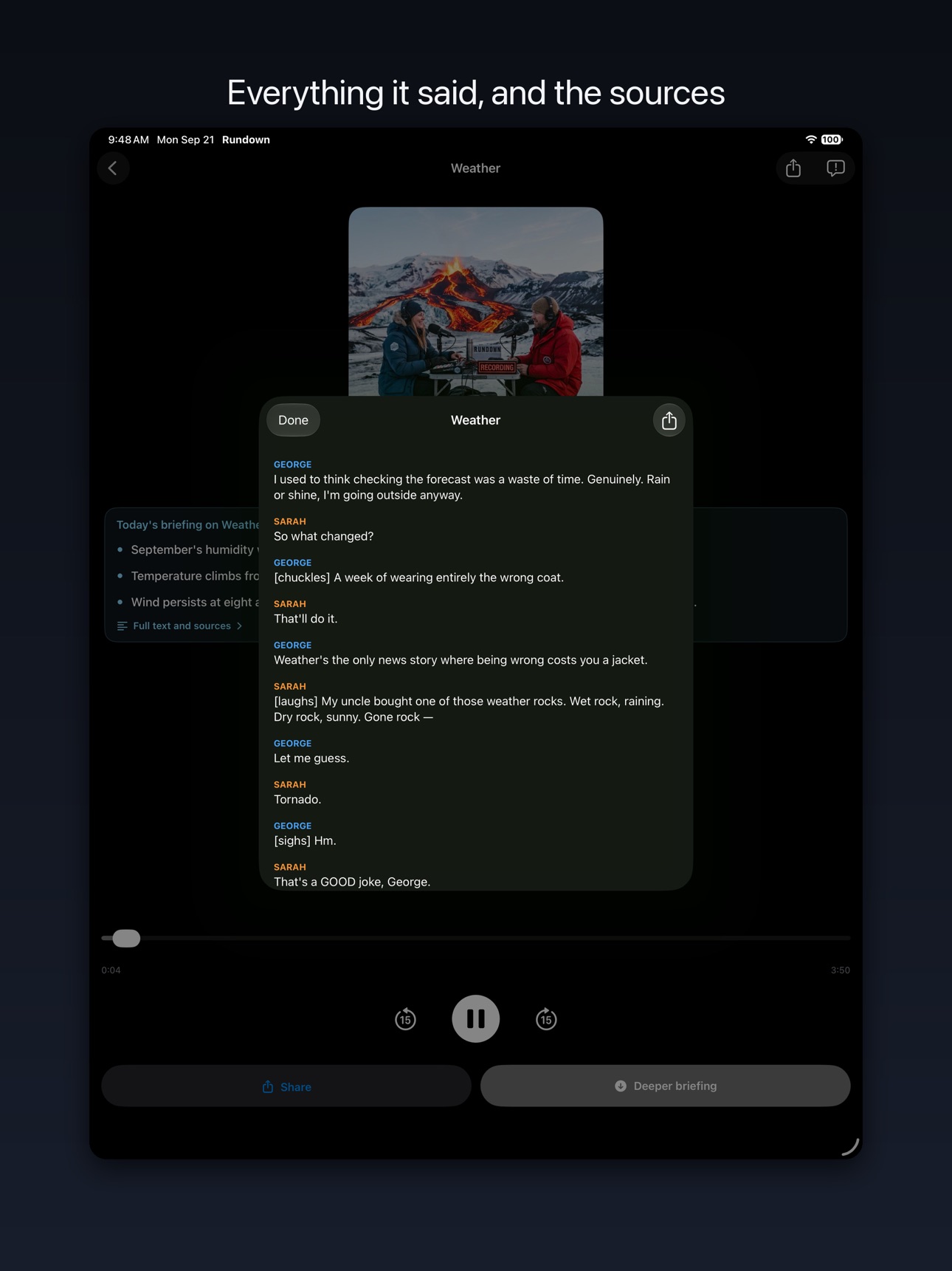 Screenshot 11 of Rundown Briefings