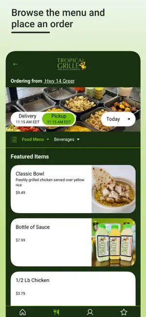 Tropical Grille screenshot 2