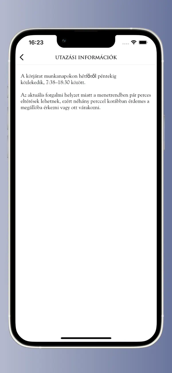 Screenshot #2 pour Belvárosi Zöldjárat