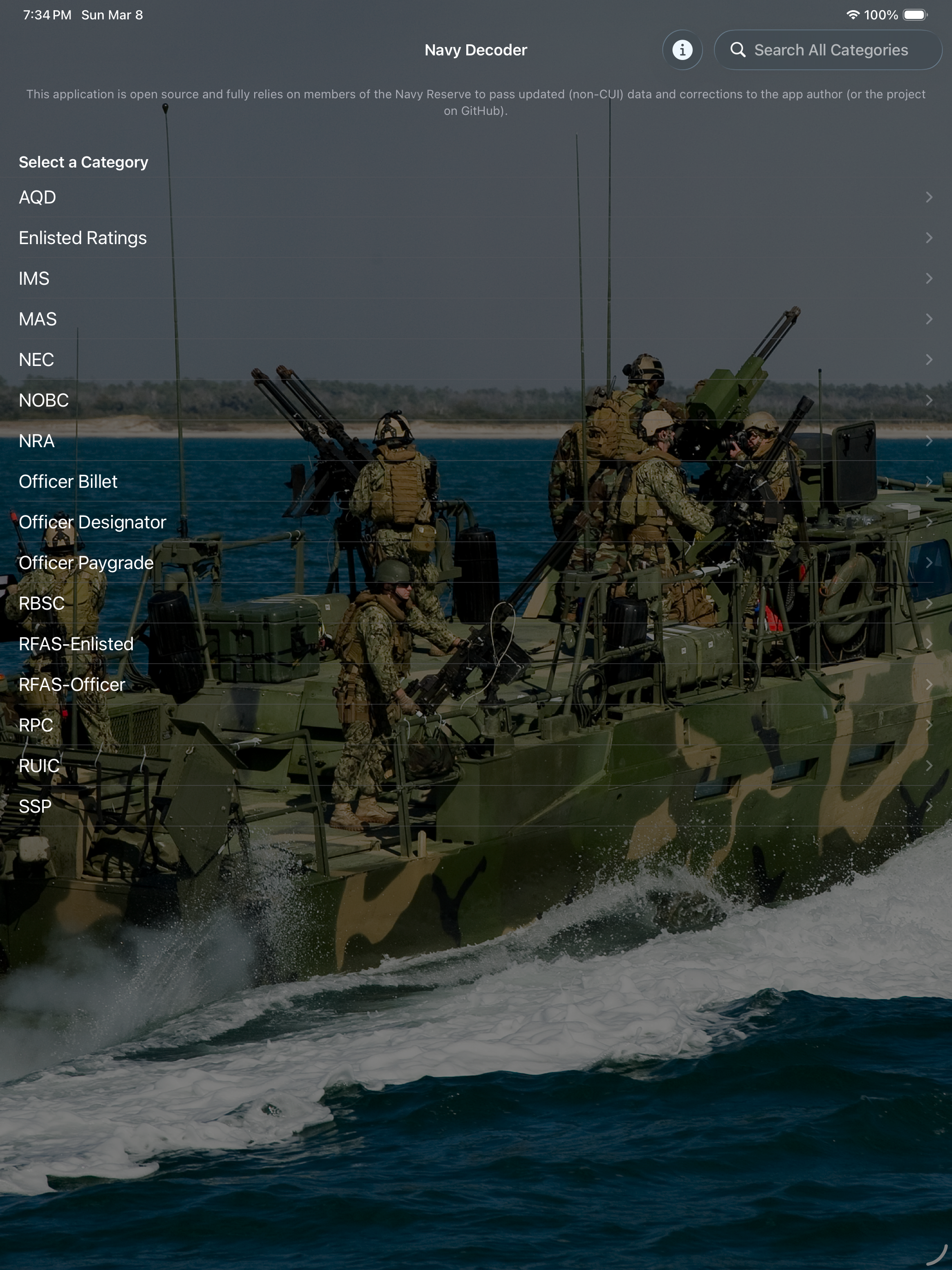 Decoder for US Navy