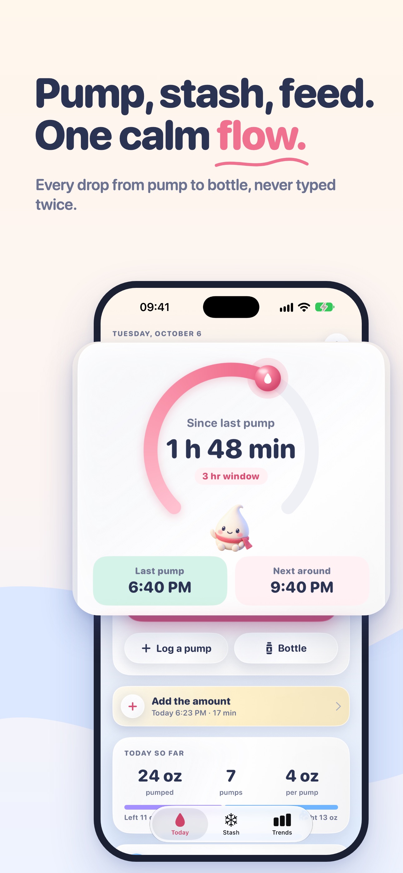 Screenshot 1 of Pumplet: Pumping Tracker