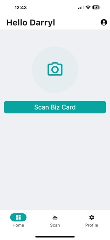 Biz Card Maverick iPhone screenshot