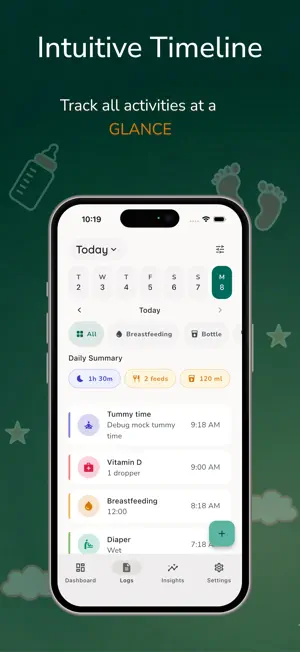 PumBaby - Baby Tracker screenshot 3