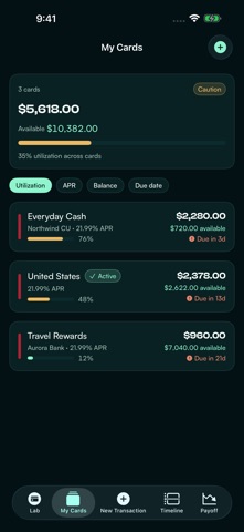 CardLab: Credit Card Tracker Screenshot 8 of 8