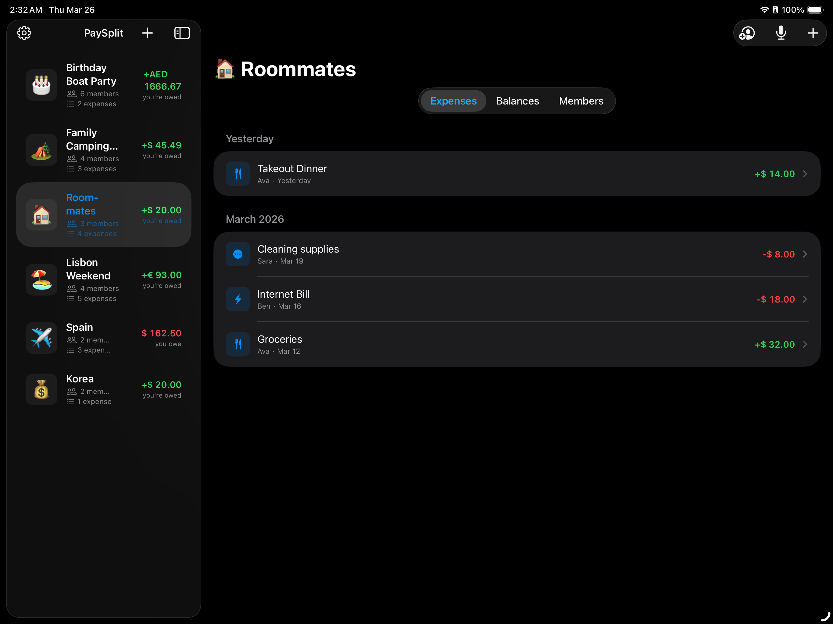 PaySplit: Split Bills & Rent