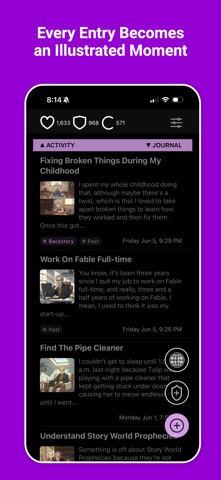 Fable: Your Living Journal Screenshot 1 of 6
