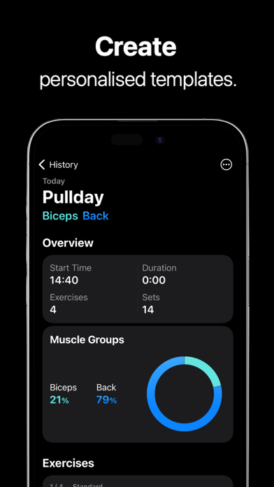 Screenshot #3 pour LOGIT – Track your Workouts