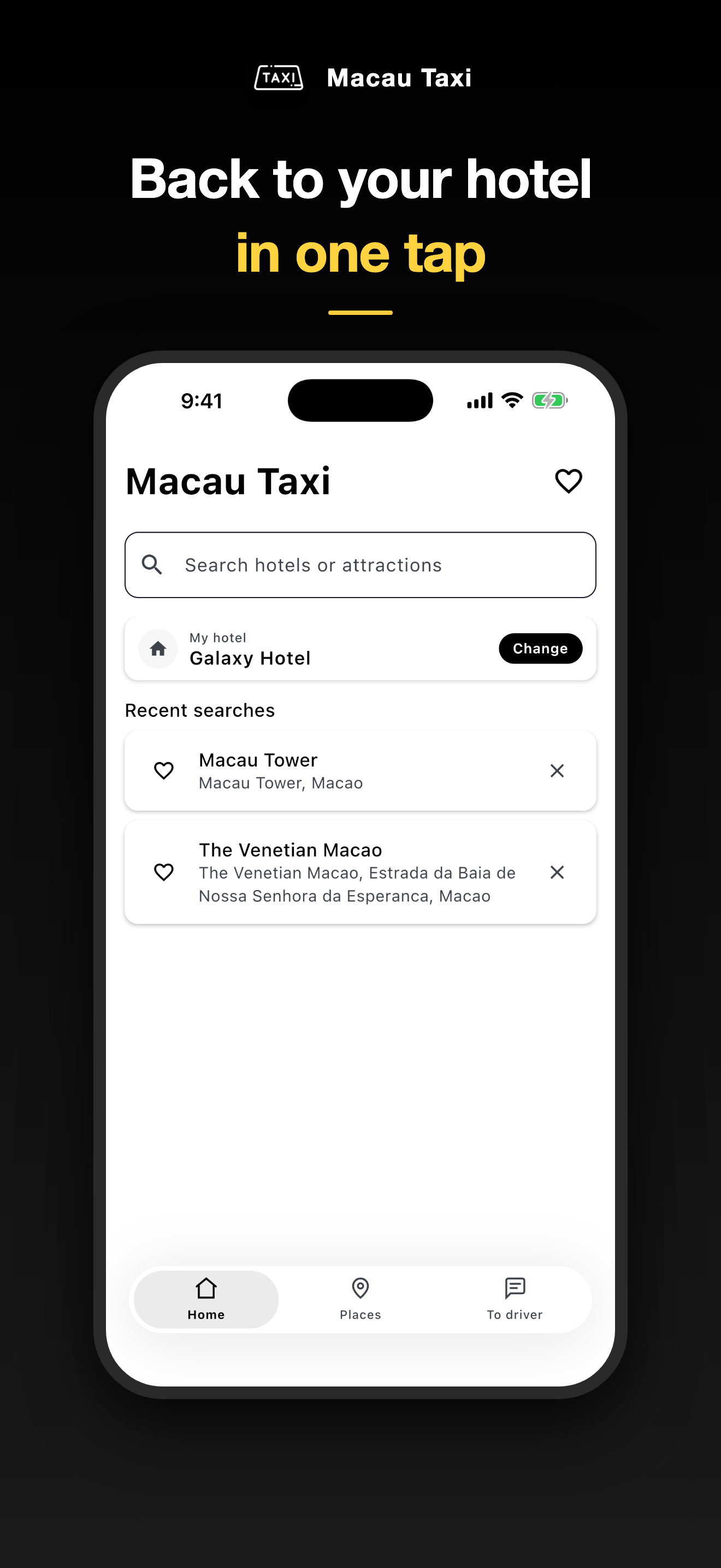 Macau Taxi: Show in Chinese screenshot 7