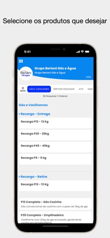 Grupo Bertoni Gás e Água screenshot