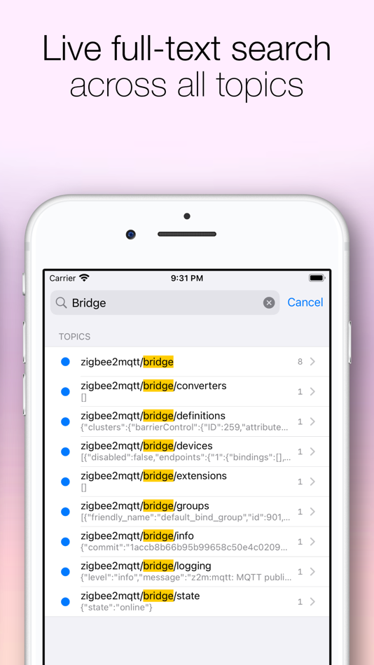 #5. MQTT Loupe Pro (iOS) Bởi: Jakob Bieling
