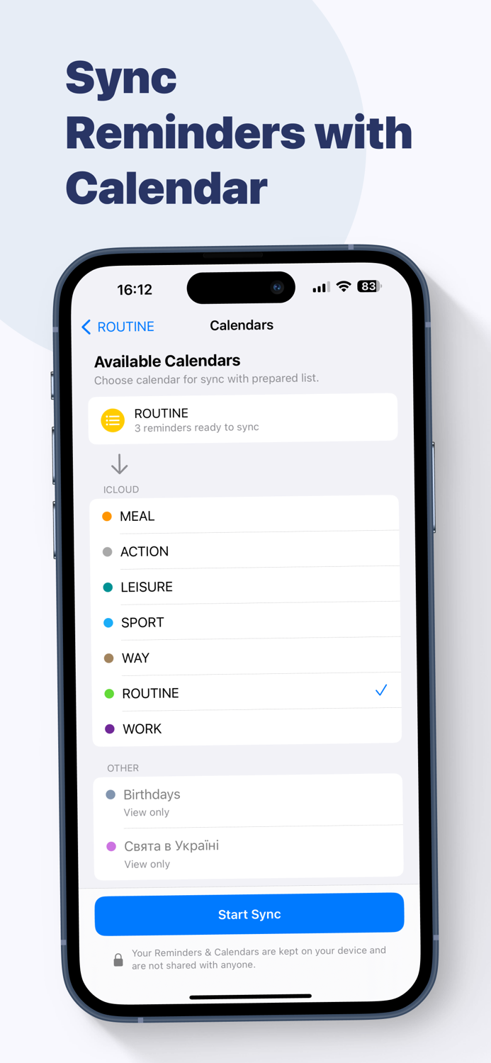 SyncFlow Reminders to Events