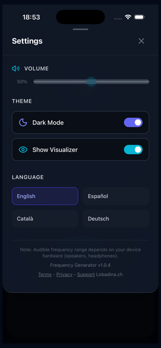 Frequency Gen Screenshot 4 of 6