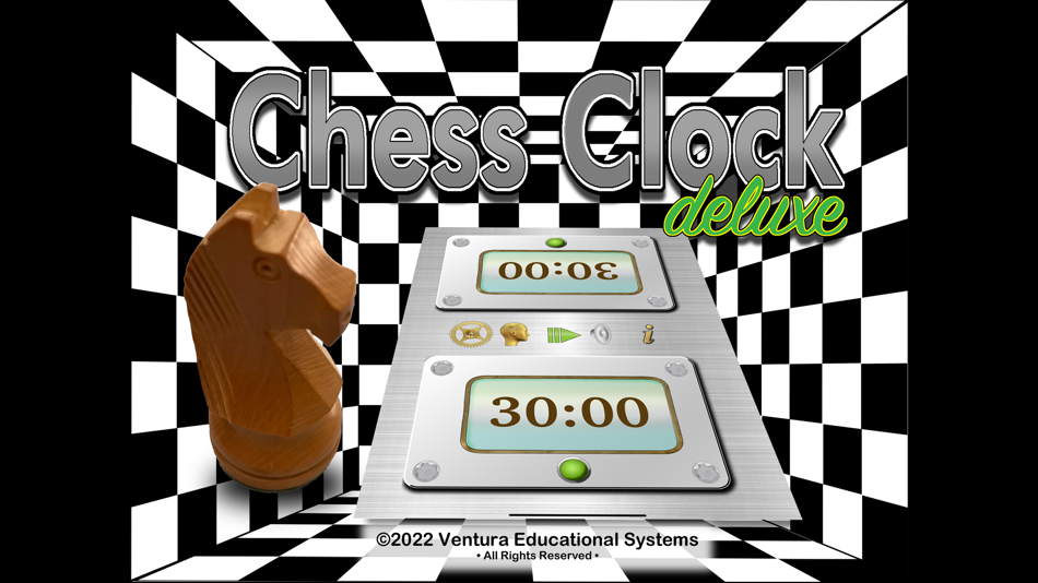 #1. Chess Clock Deluxe (iOS) 由: Ventura Educational Systems
