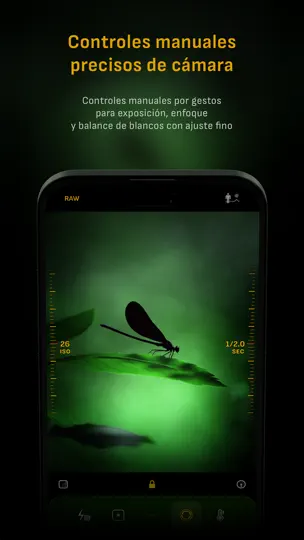 Captura de pantalla de Camera M – Cámara Manual Pro en iPhone 3