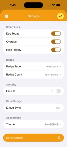 KwikList Plus iPhone screenshot