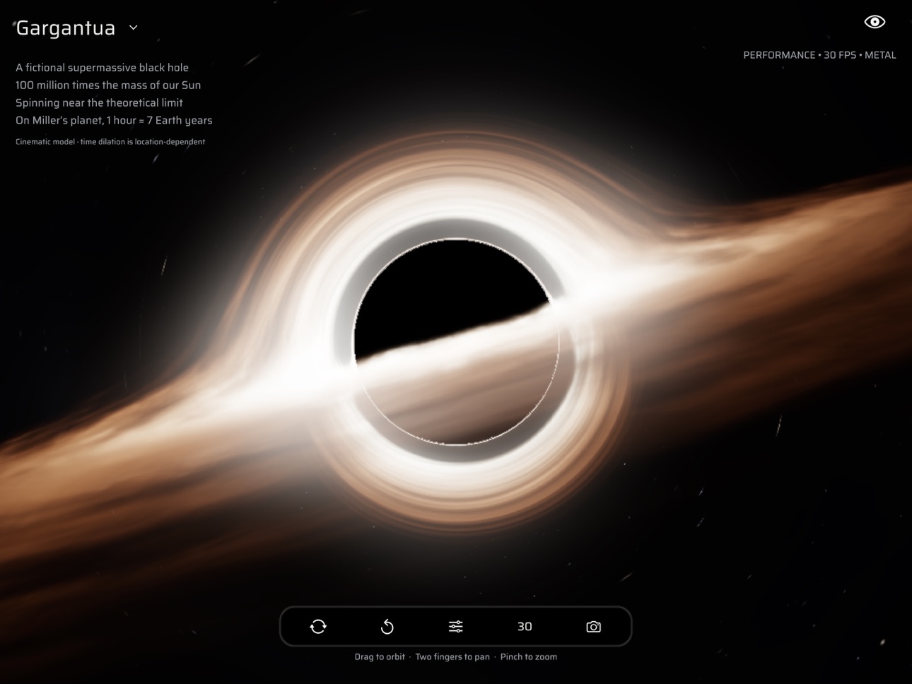Screenshot 9 of Gargantua: Black Hole Viewer