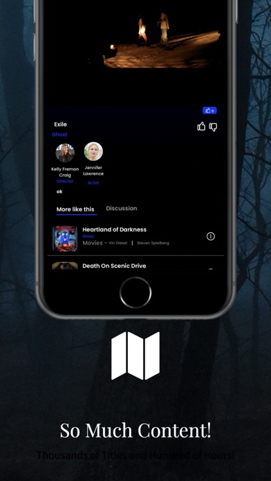 Chilling: Horror Movies & More iPhone screenshot 4 - Entertainment app