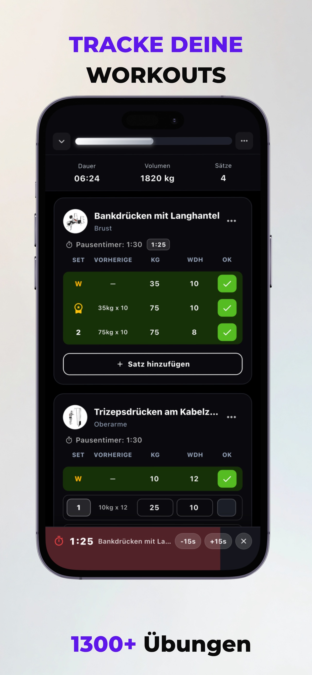Screenshot 2 of Ajolo – Gym & Fitness Tracker