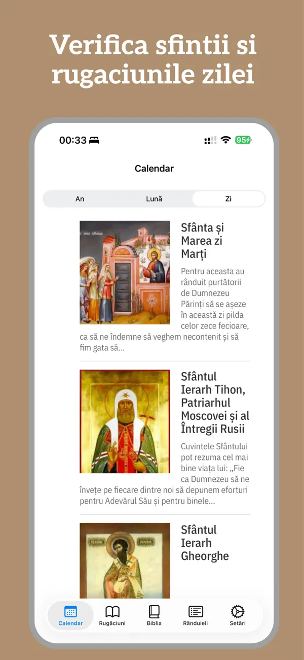 Screenshot #2 pour Calendarul Sfinților 2026