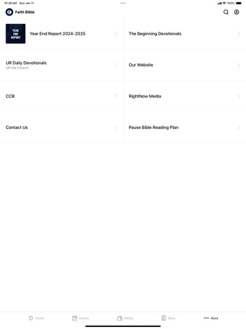 Faith Bible iPad screenshot
