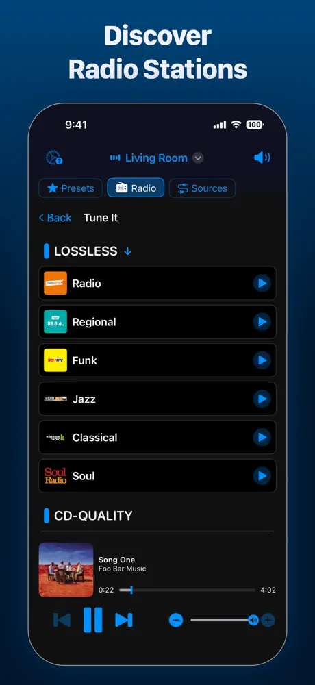 BluRemote - BluOS Controller screenshot 2