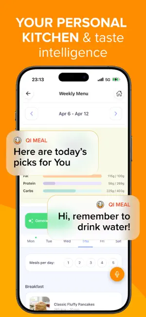 QiMeal iPhone screenshot 5