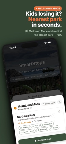 SmartStops: Road Trip Planner iPhone screenshot