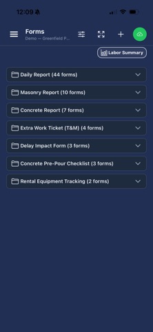 WSJ+ Construction Management screenshot