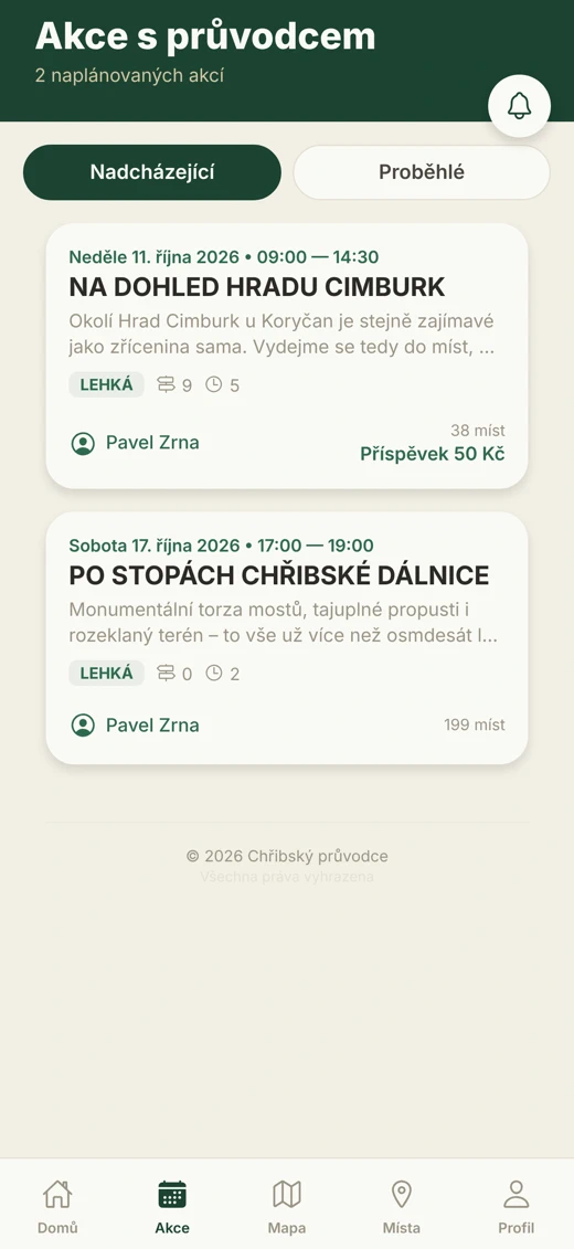Chřibský průvodce screenshot 2