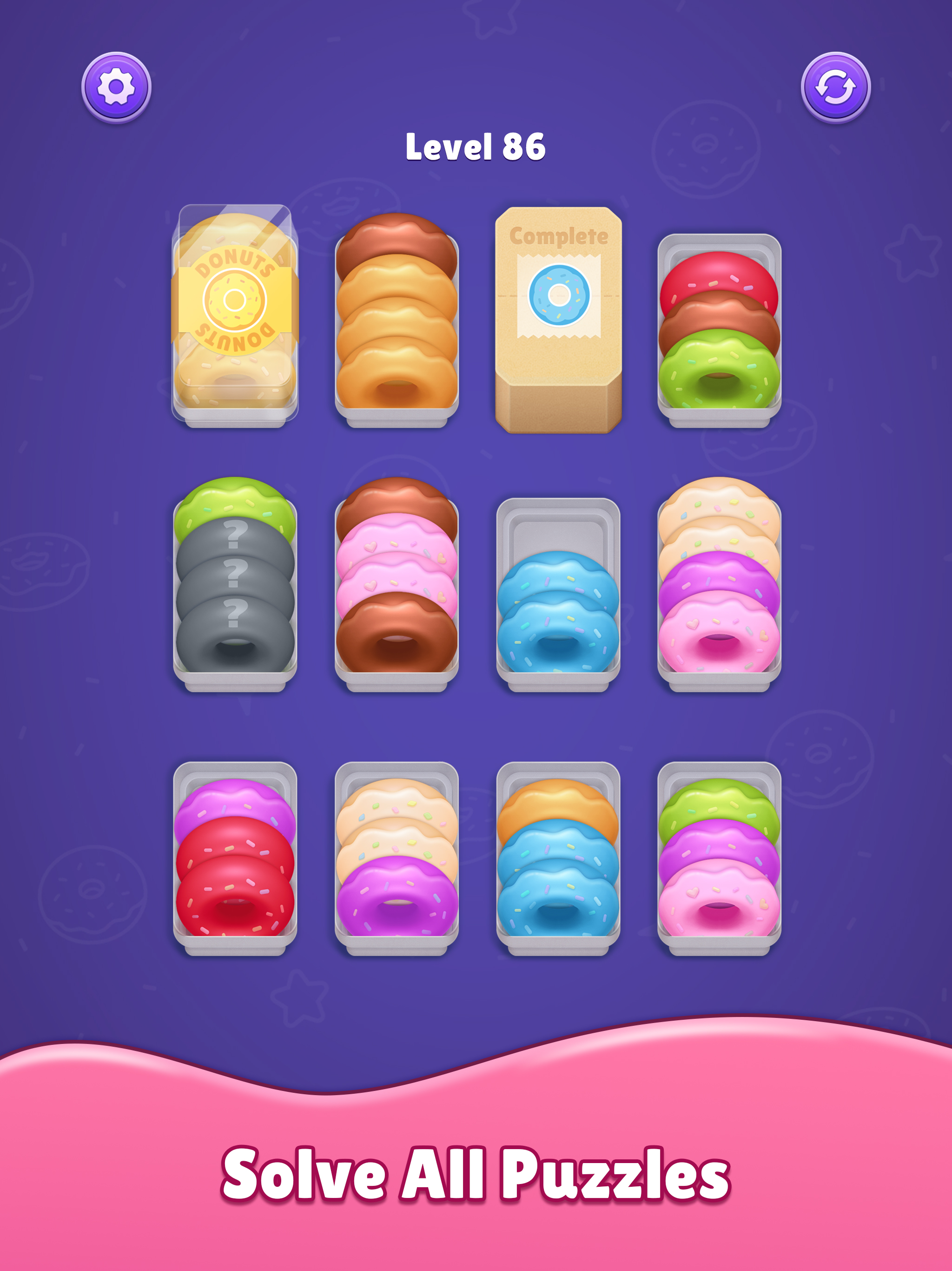 Donut Sort - Puzzle Game screenshot 7