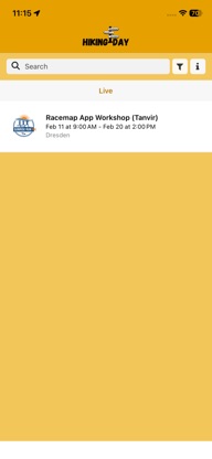 Hiking-Day App screenshot 1