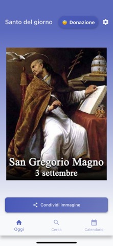 Santo del giorno - Tutti Santi iPhone screenshot