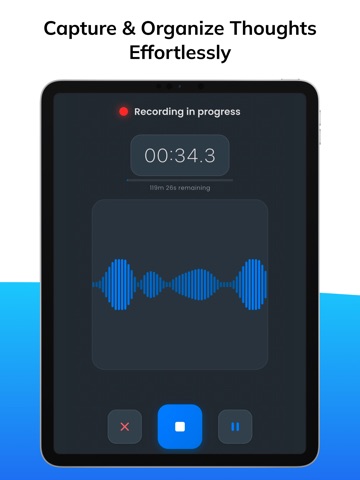 Voink: AI Note Taker iPad screenshot