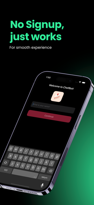 ChefBot - AI-powered recipes Screenshot 1 of 5