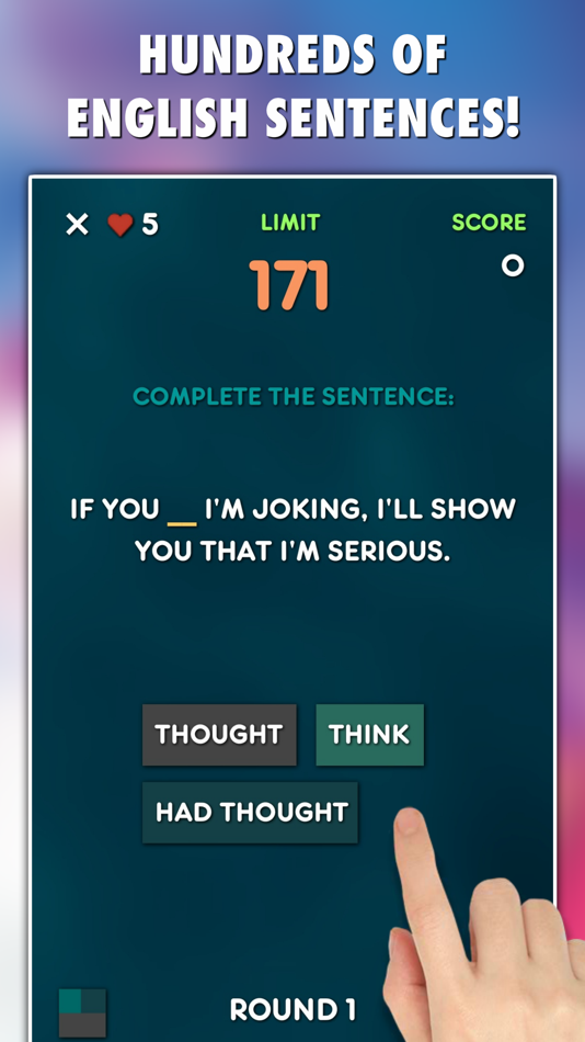 #2. Conditionals Grammar Test (iOS) 由: Michal Sajban