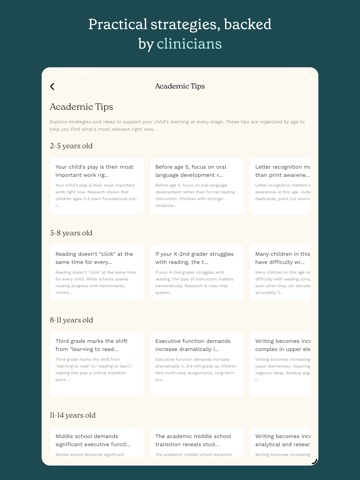 Frontera: Parent Support iPad screenshot
