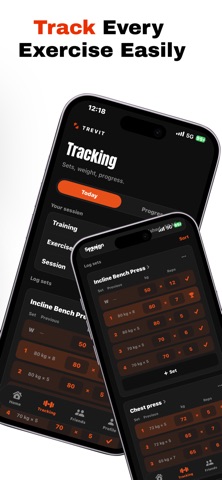 Gym Tracker: TREVIT iPhone screenshot