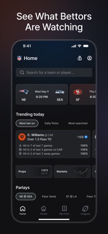 Linemate: Find Your Next Bet App Store screenshot 2
