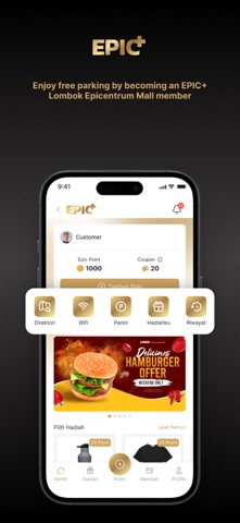 EpicPlus iPhone screenshot 1